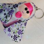 جاکلیدی عروسکی کودکانه طرح حجاب