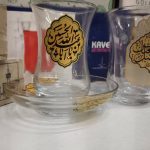 استکان کمر باریک با نعلبکی