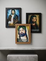 قاب تمثال مبارک ائمه اطهار علیهم‌السلام - تصویر 2